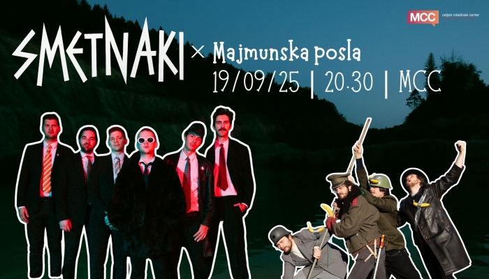 Smetnaki x Majmunska posla - Celjski mladinski center V Celu dogaja