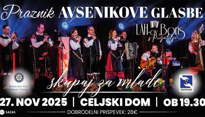 Praznik Avsenikove glasbe - Celjski dom V Celu dogaja