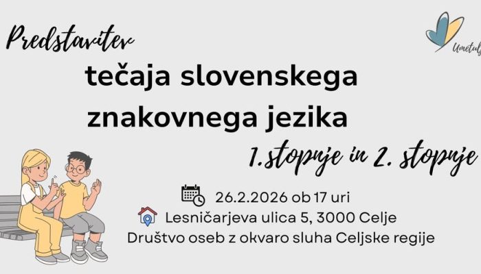 Predstavitev tečaja SZJ