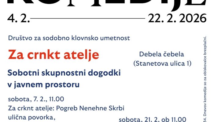 Za crknt atelje: Pri tožibabi