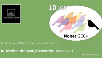 10-letnica delovanja zasedbe Nonet GCC+