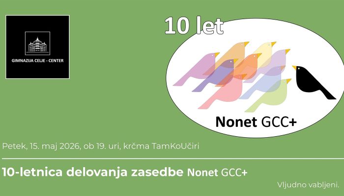 10-letnica delovanja zasedbe Nonet GCC+