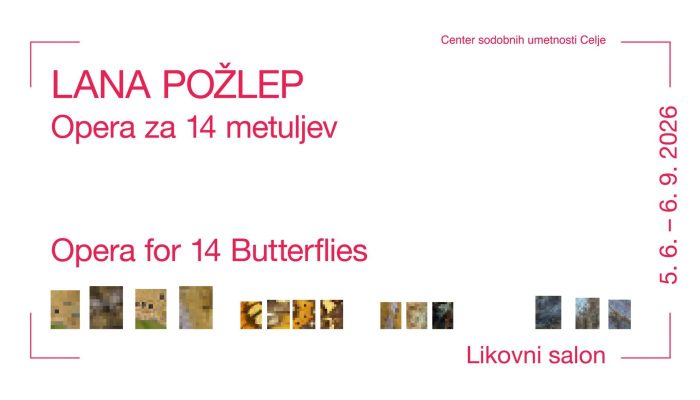 LANA POŽLEP: Opera za 14 metuljev