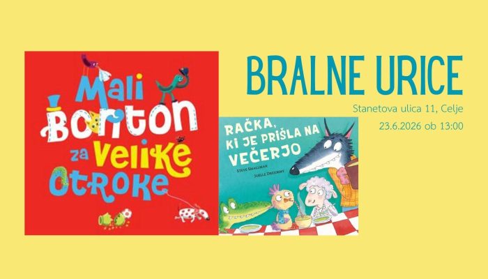 Knjigarna Hoop: Otroške bralne urice