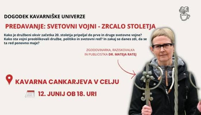 Kavarniška univerza: dr. Mateja Ratej