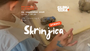 Skrinjica iz gline, delavnica za otroke
