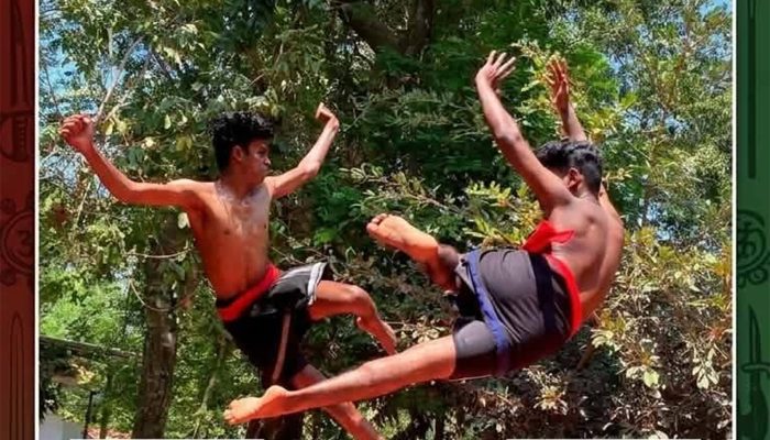 Kalaripayattu delavnica