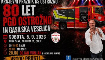 Krajevni praznik KS Ostrožno in 80 let PGD Ostrožno