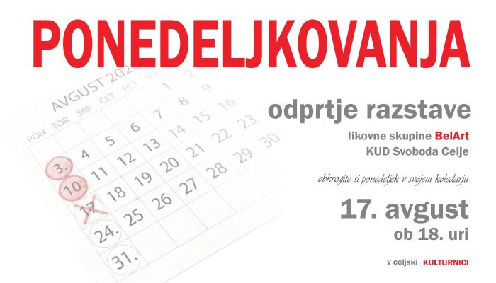 Likovna razstava: Ponedeljkovanja
