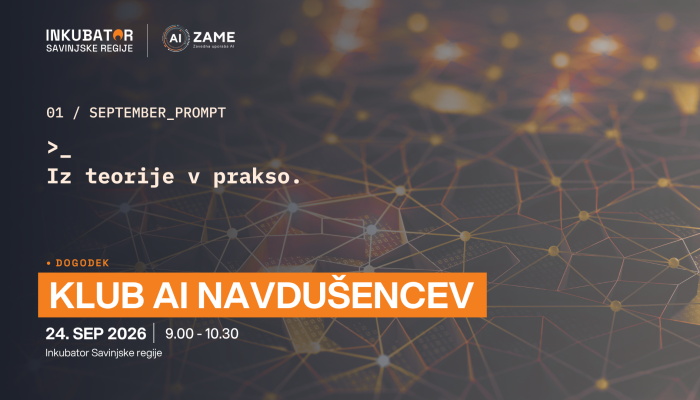 Klub AI navdušencev: Iz teorije v prakso