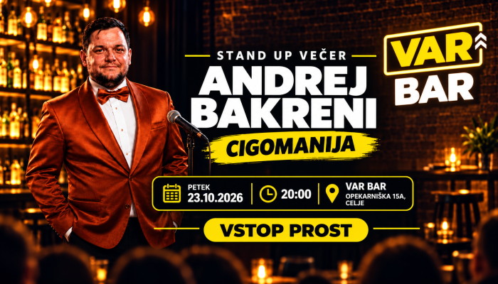 Stand up: Andrej Bakreni – Cigomanijak