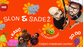 Slon in sadež @ Kavč