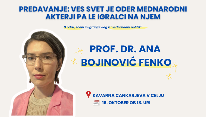 Predavanje prof. dr. Ane Bojinović Fenko