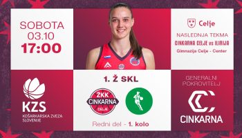 ŽKK Cinkarna Celje – Ilirija Ljubljana