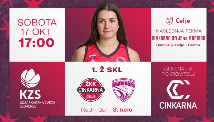 ŽKK Cinkarna Celje : ŽKD Maribor